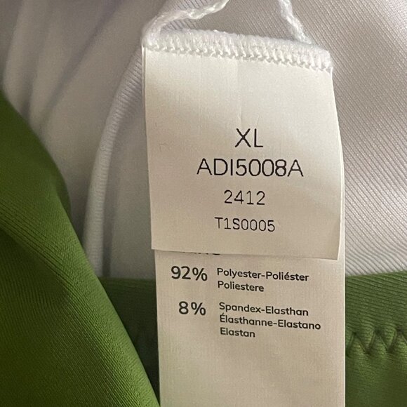 Cupshe Women XL 2 Piece Swimsuit Green Wrap Top Floral High Waist Bikini Lace Up - Picture 6 of 9